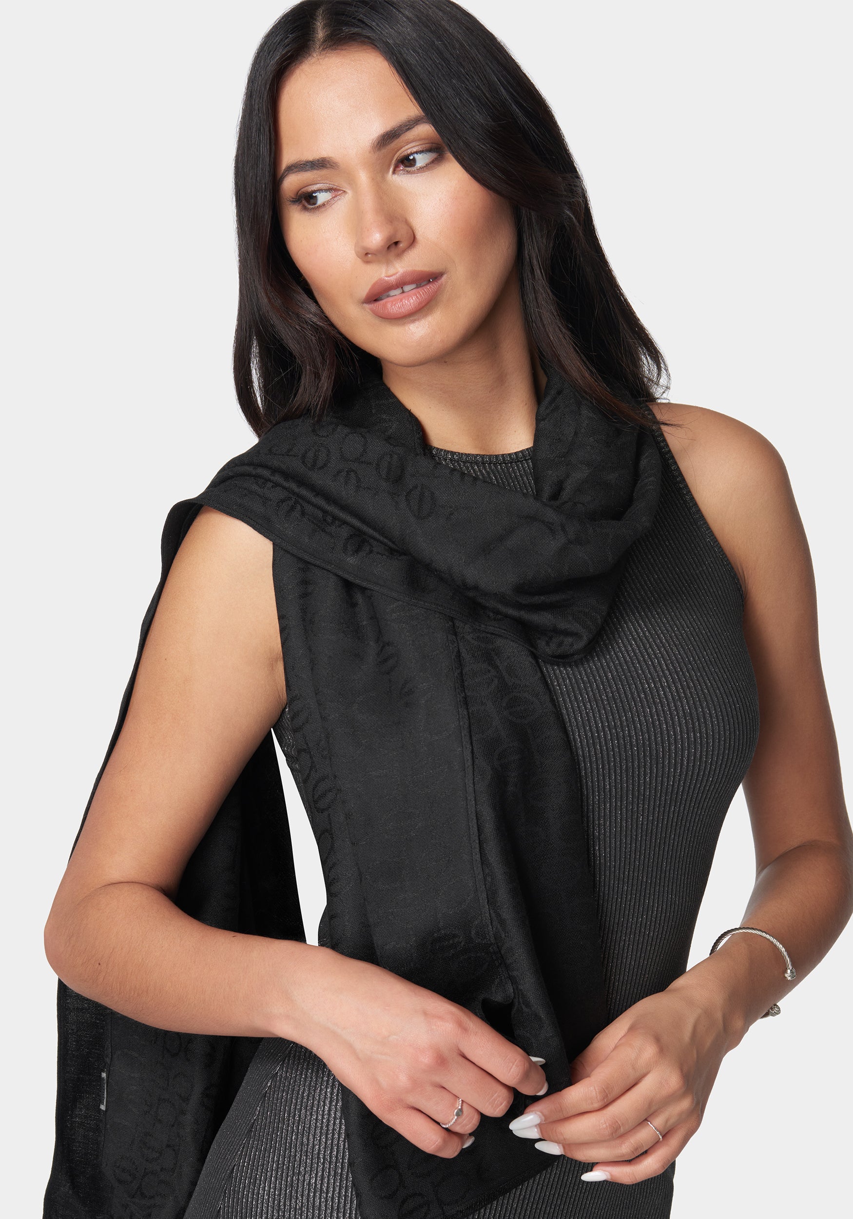 Viscose Logo Scarf