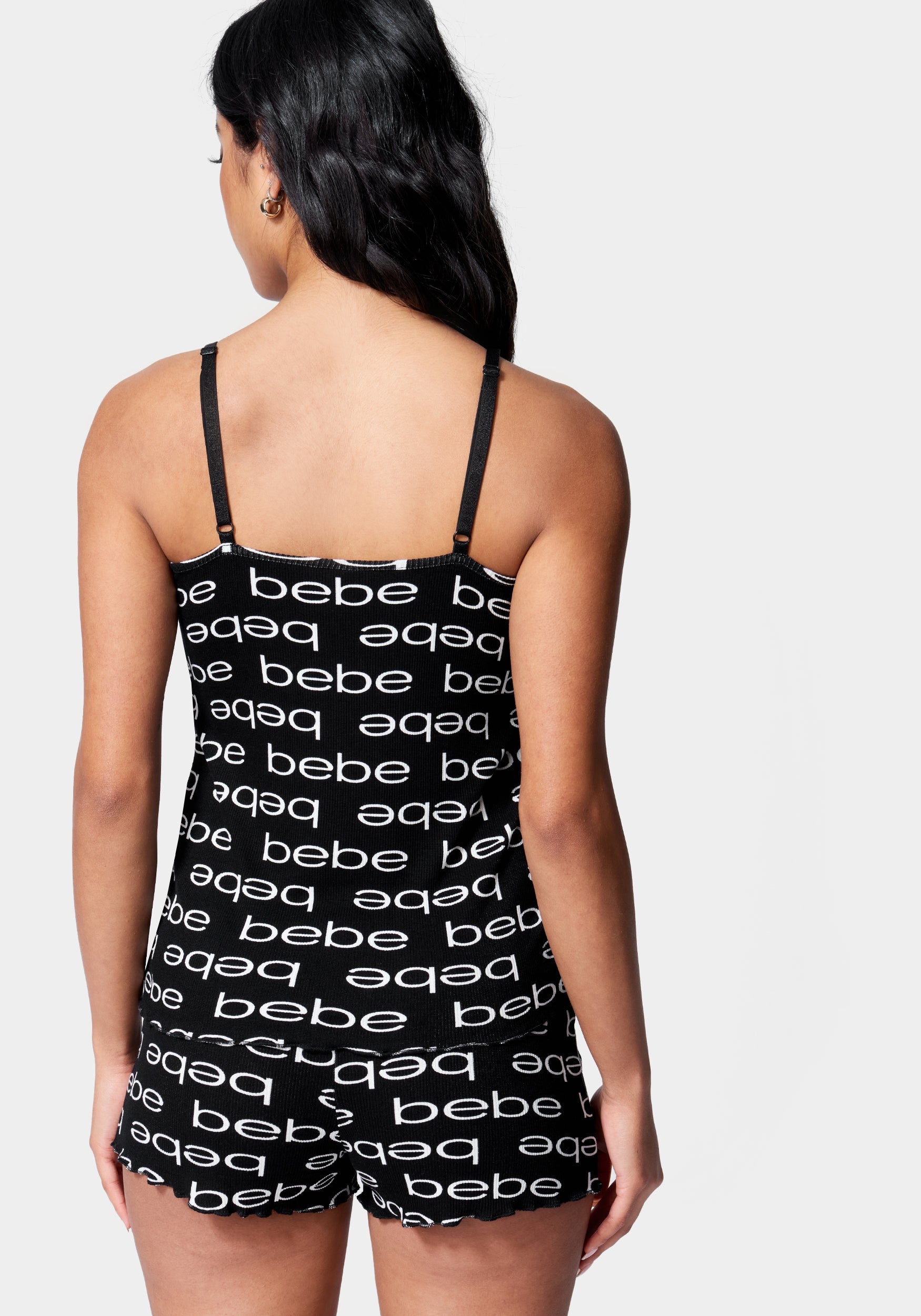 Bebe Logo Cami Short Set