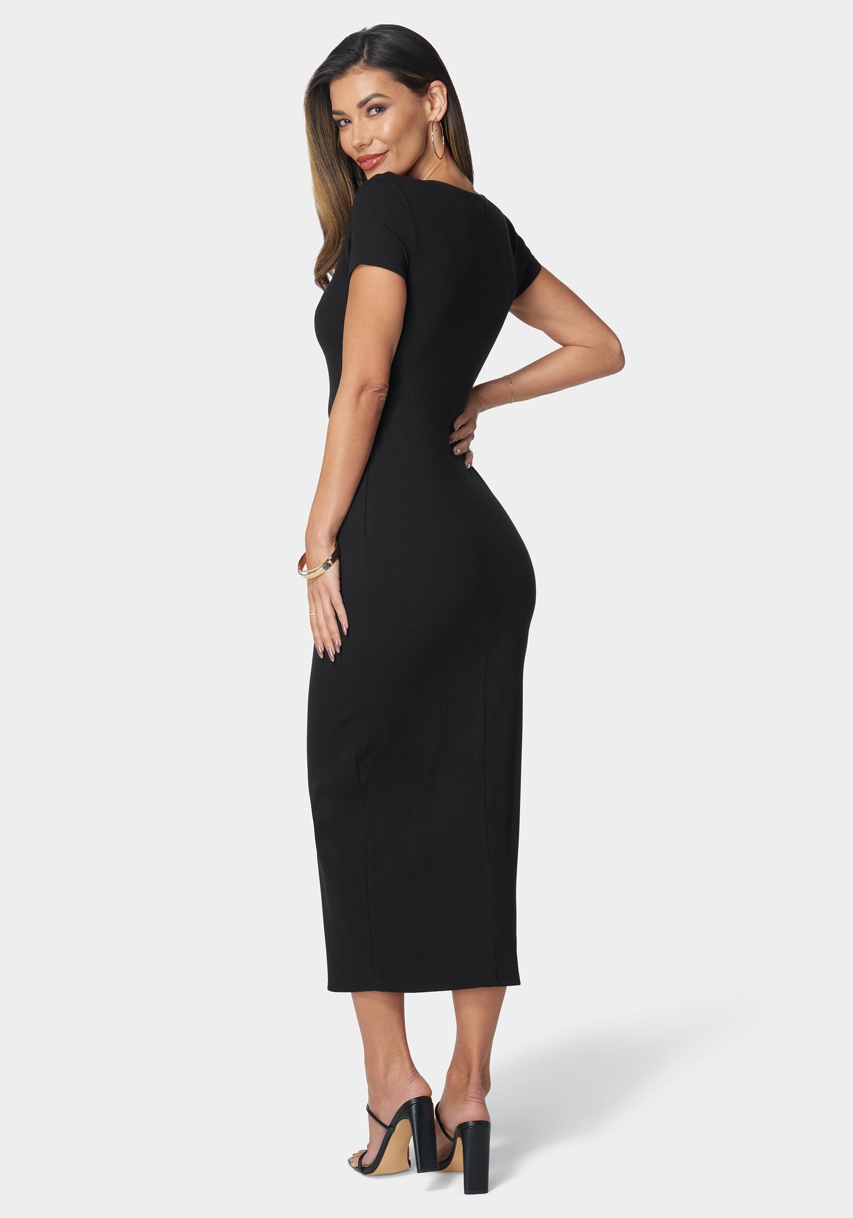 Rib Maxi T-Shirt Dress