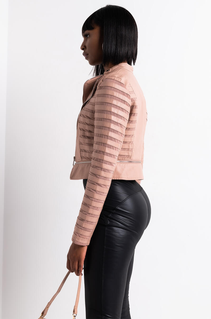 ON THE RUN MESH MOTO JACKET