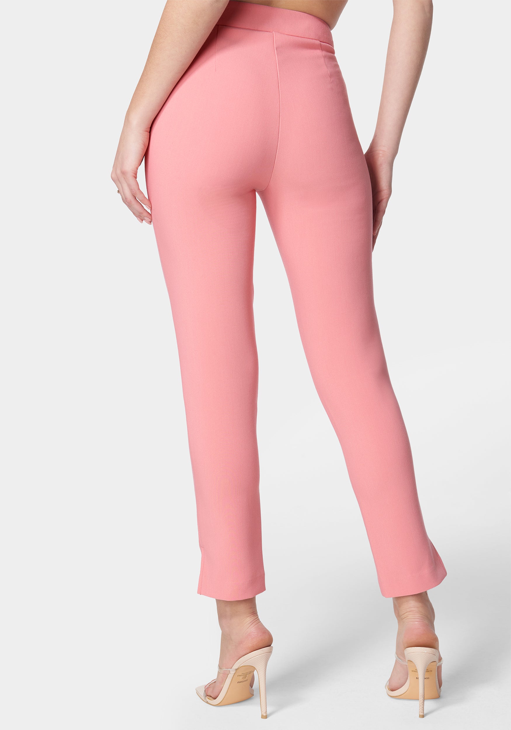 High Waist Slim Leg Pant