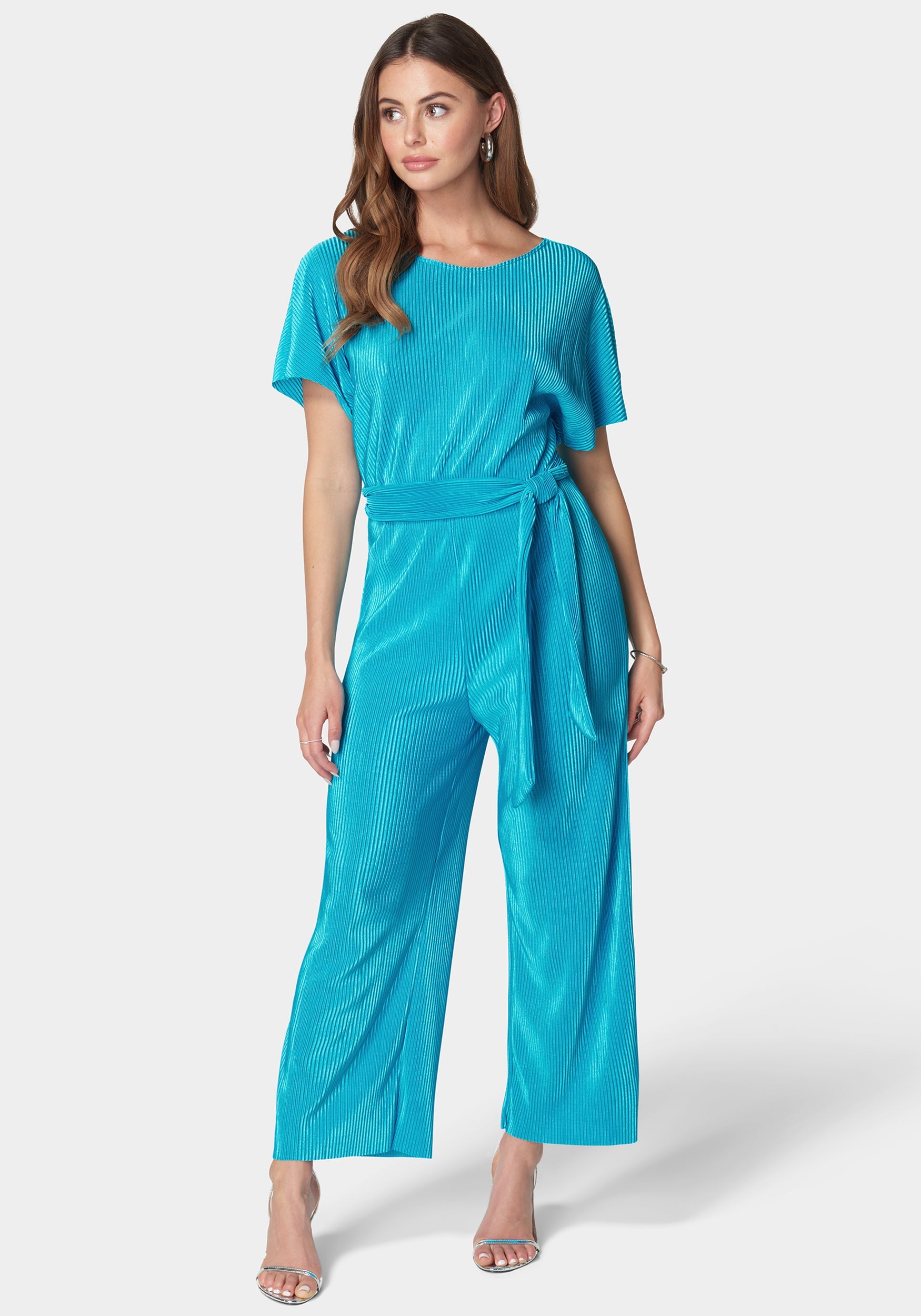 Pliss¨¦ Culotte Jumpsuit