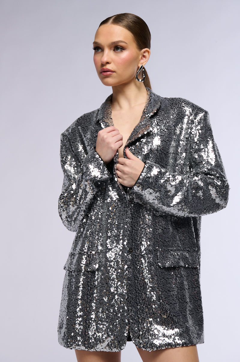 BOYFRIEND SEQUIN BLAZER