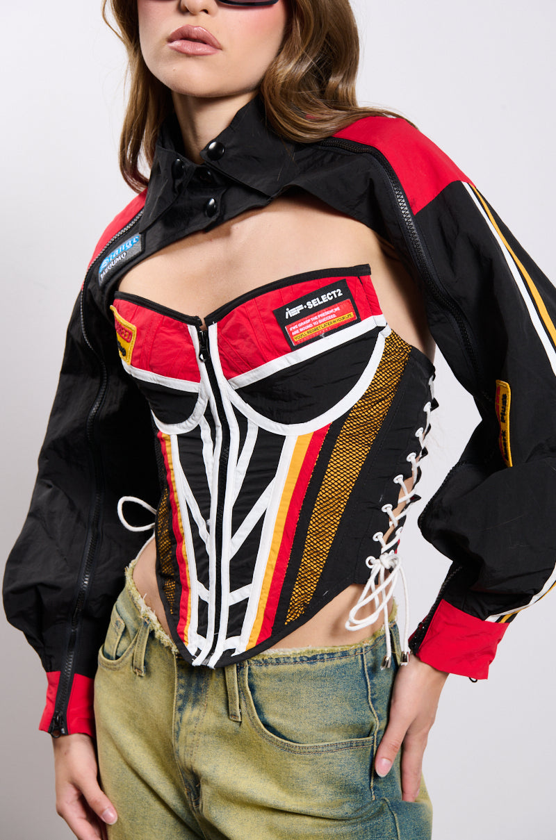 NEED FOR SPEED ZIP BOLERO JACKET