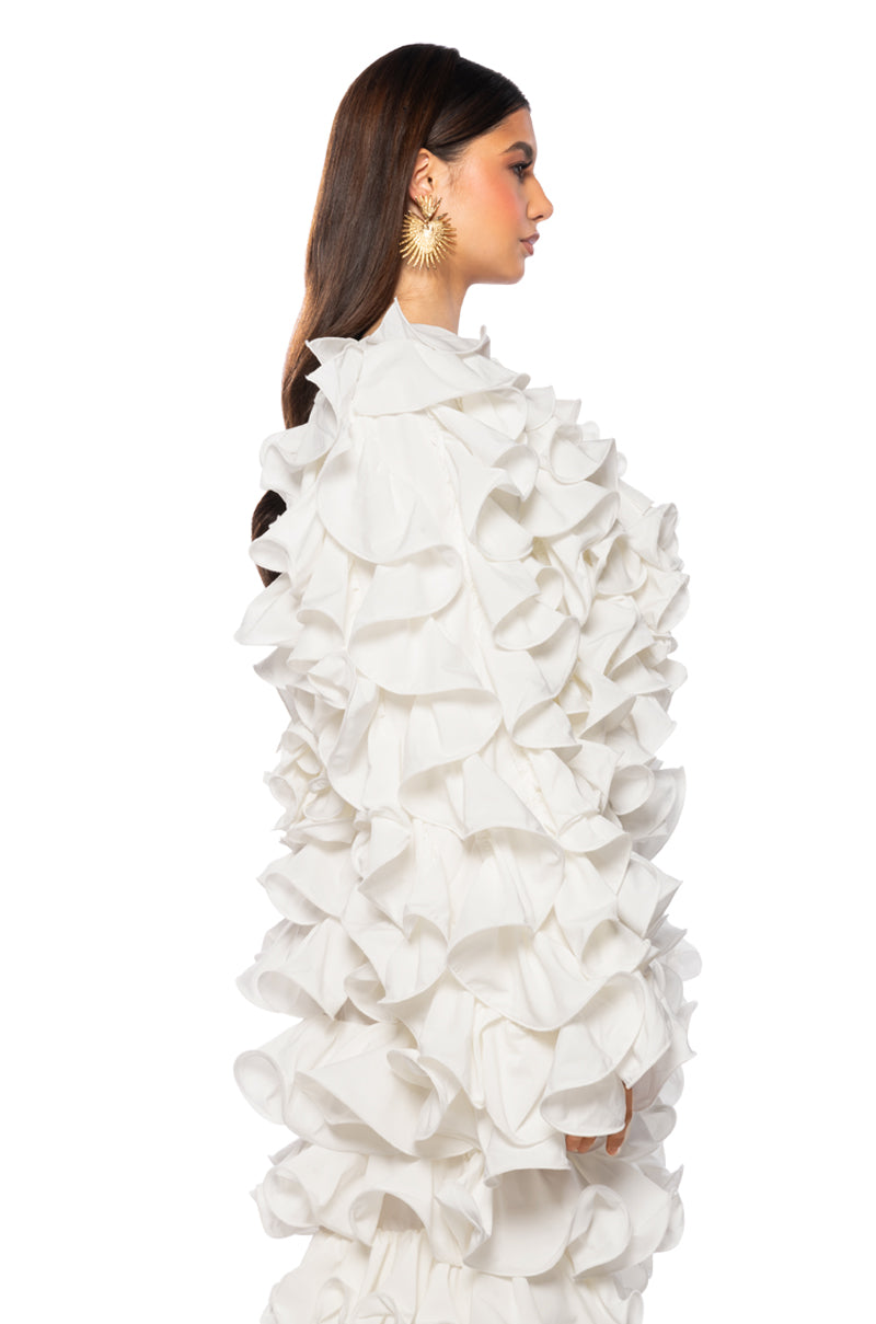 RIPLEY WIDE RUFFLE JACKET