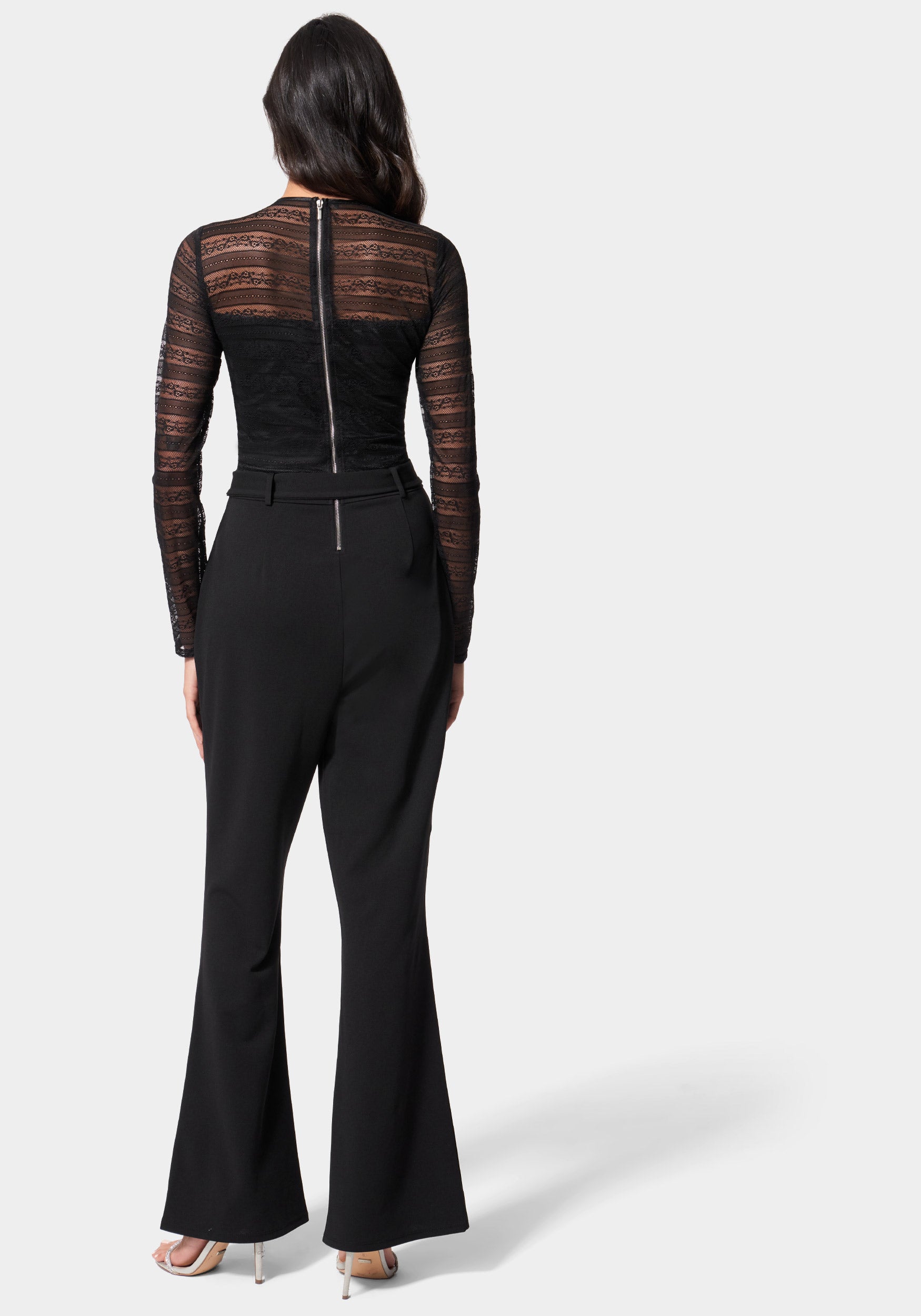 Pointelle Trouser Leg Jumpsuit