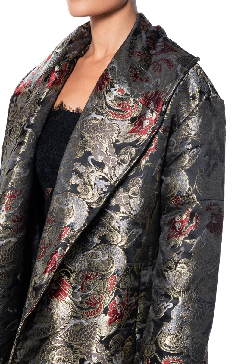 PEOPLE CHOICE BROCADE WINTER COAT