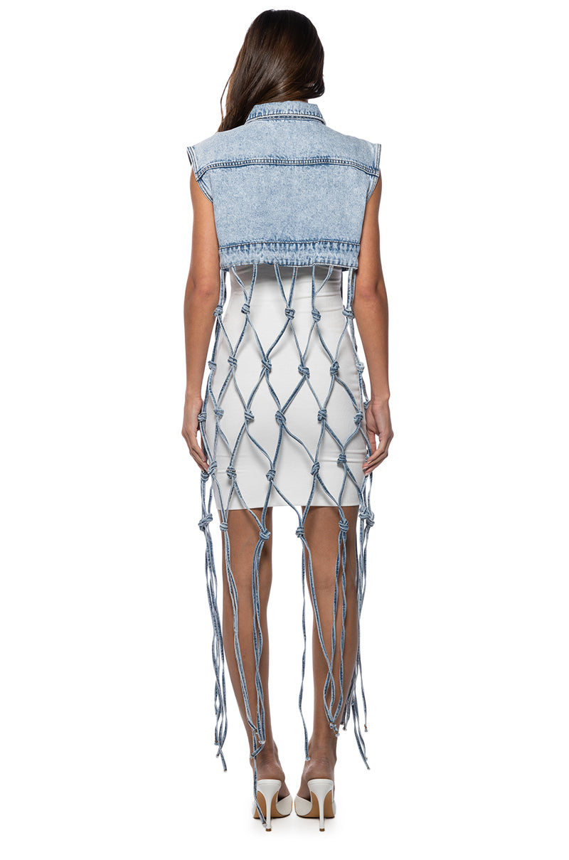 HOUDINI NETTED DENIM VEST