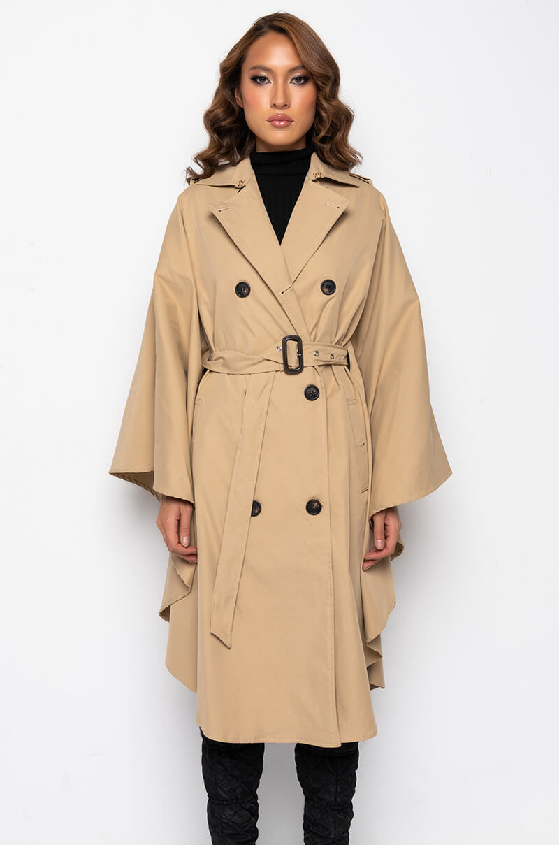 CLASSIC LONDON PONCHO TRENCH