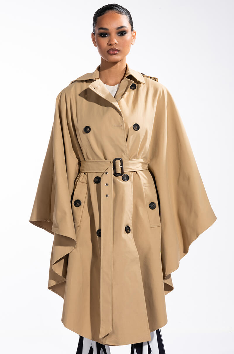 CLASSIC LONDON PONCHO TRENCH