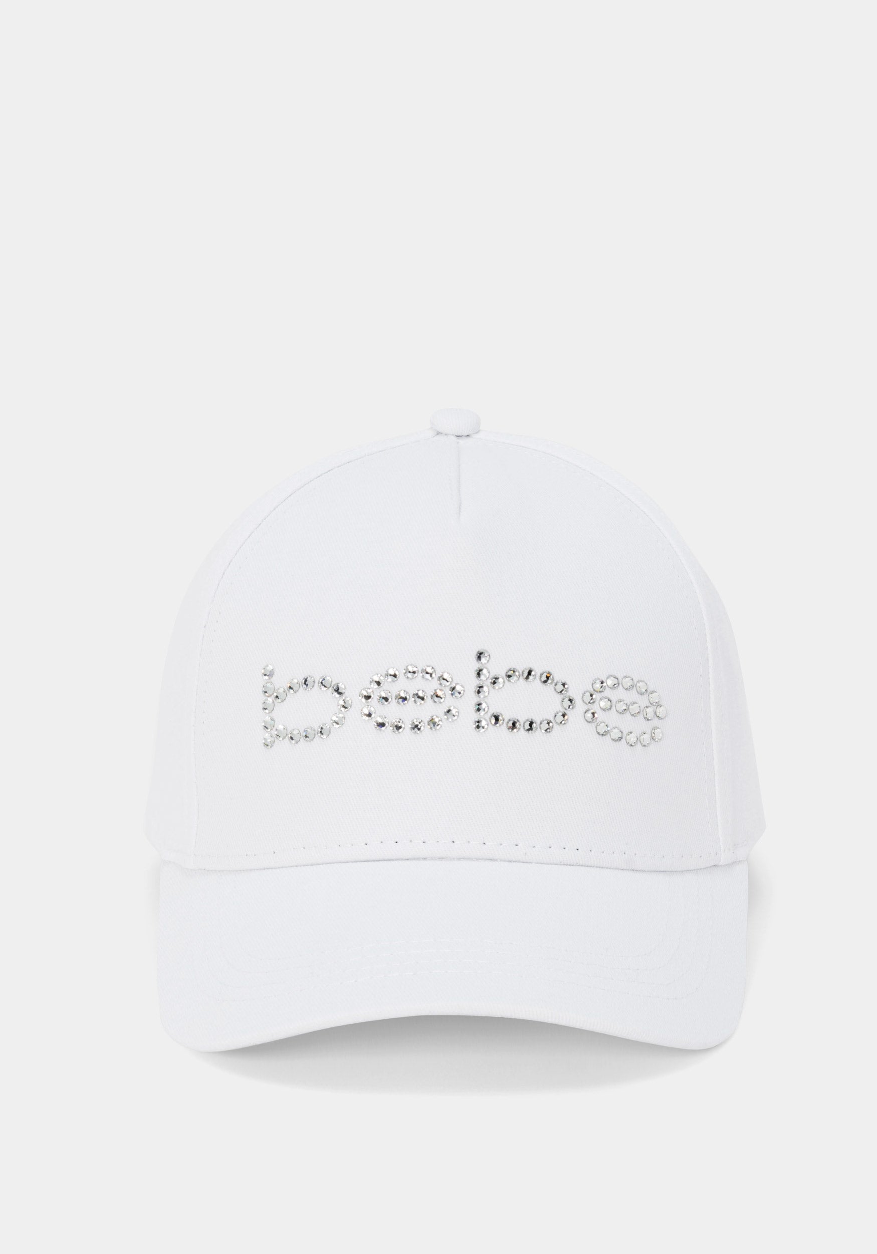 bebe Logo Hat Embellished With Crystals by Swarovski