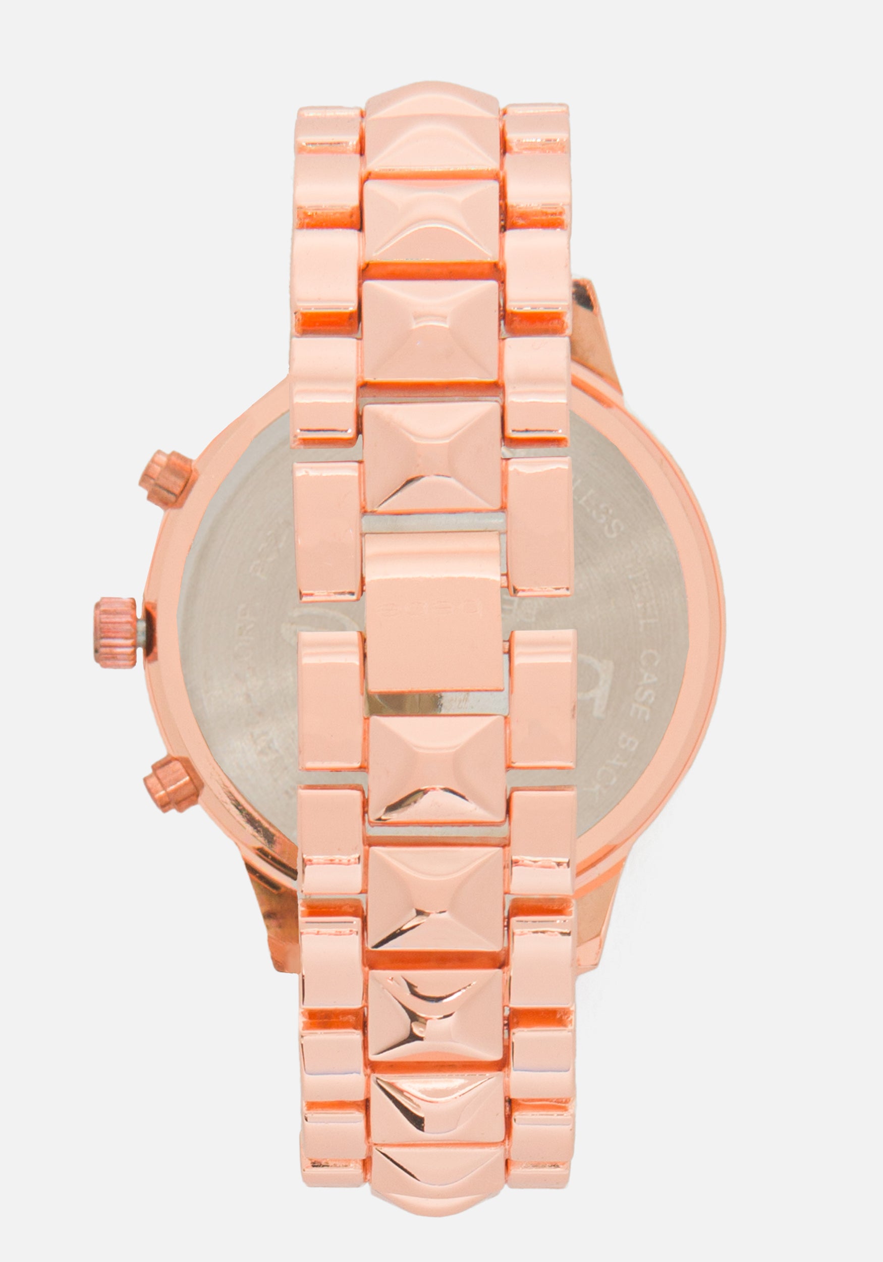 Pyramid Link Bracelet Watch