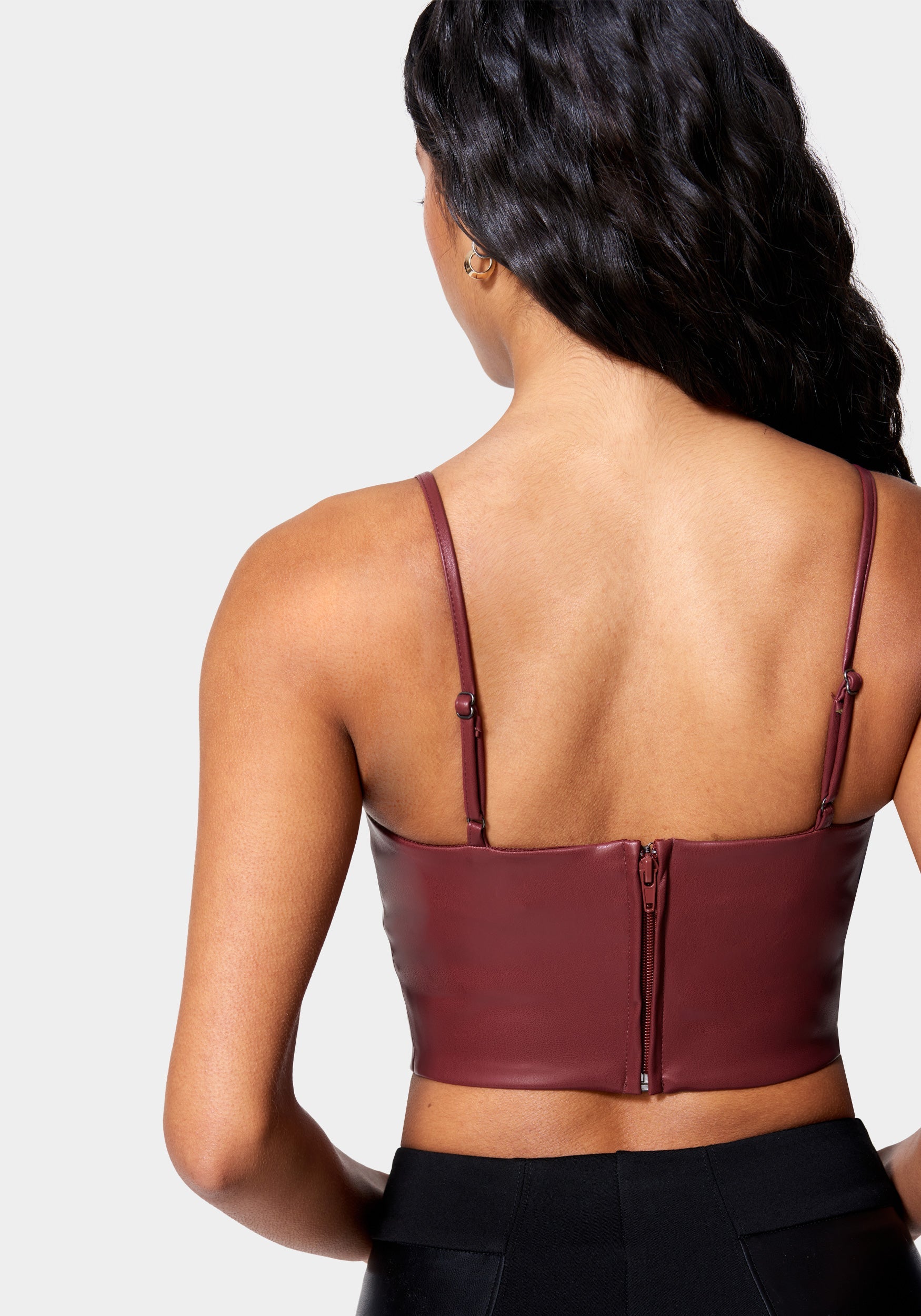 Vegan Leather Bustier