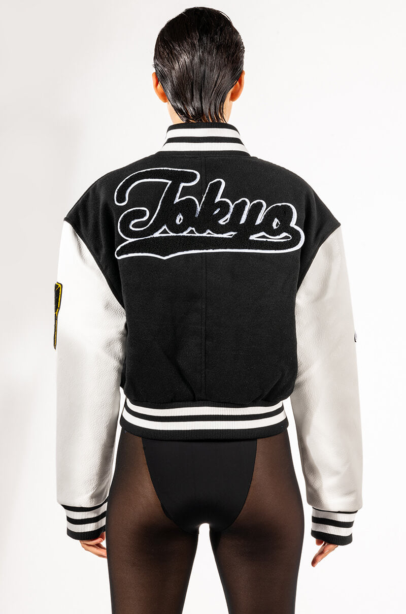 KEEP IT CLASSIC PATCH VARSITY JACKET