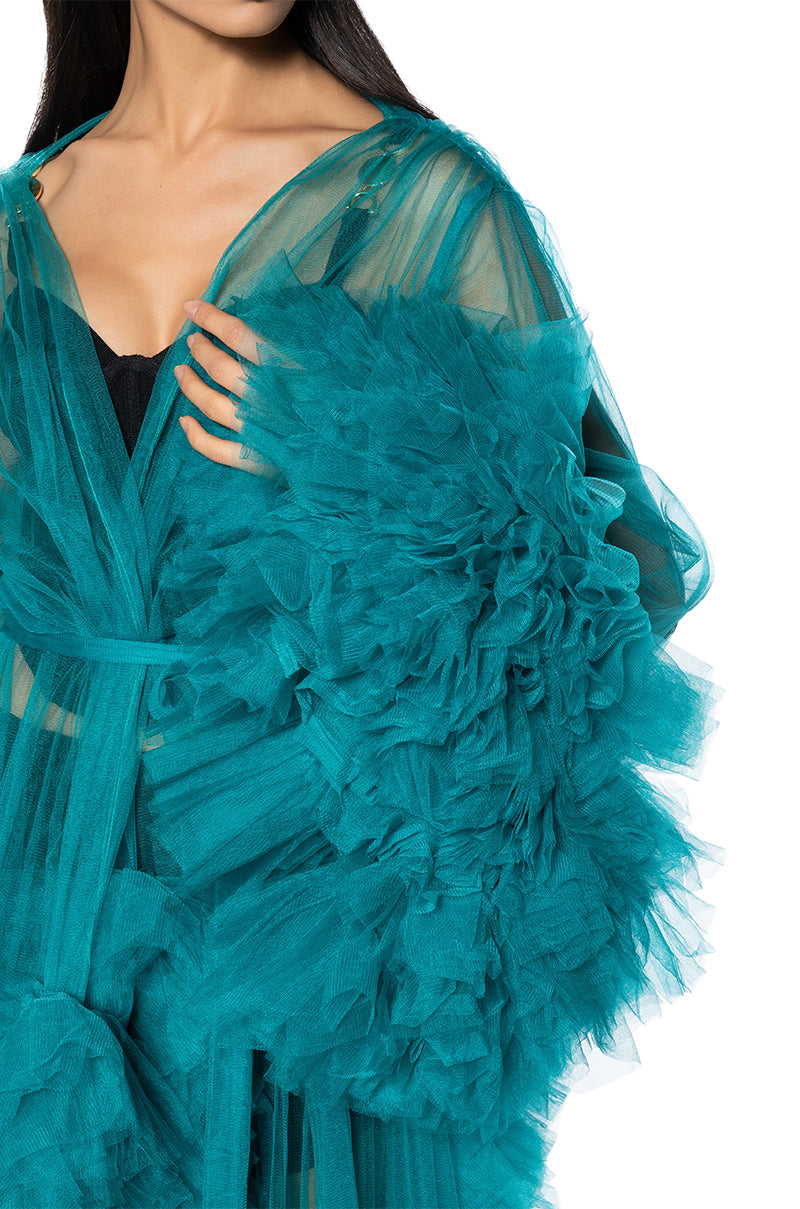 AVANT GARDE TULLE DUSTER