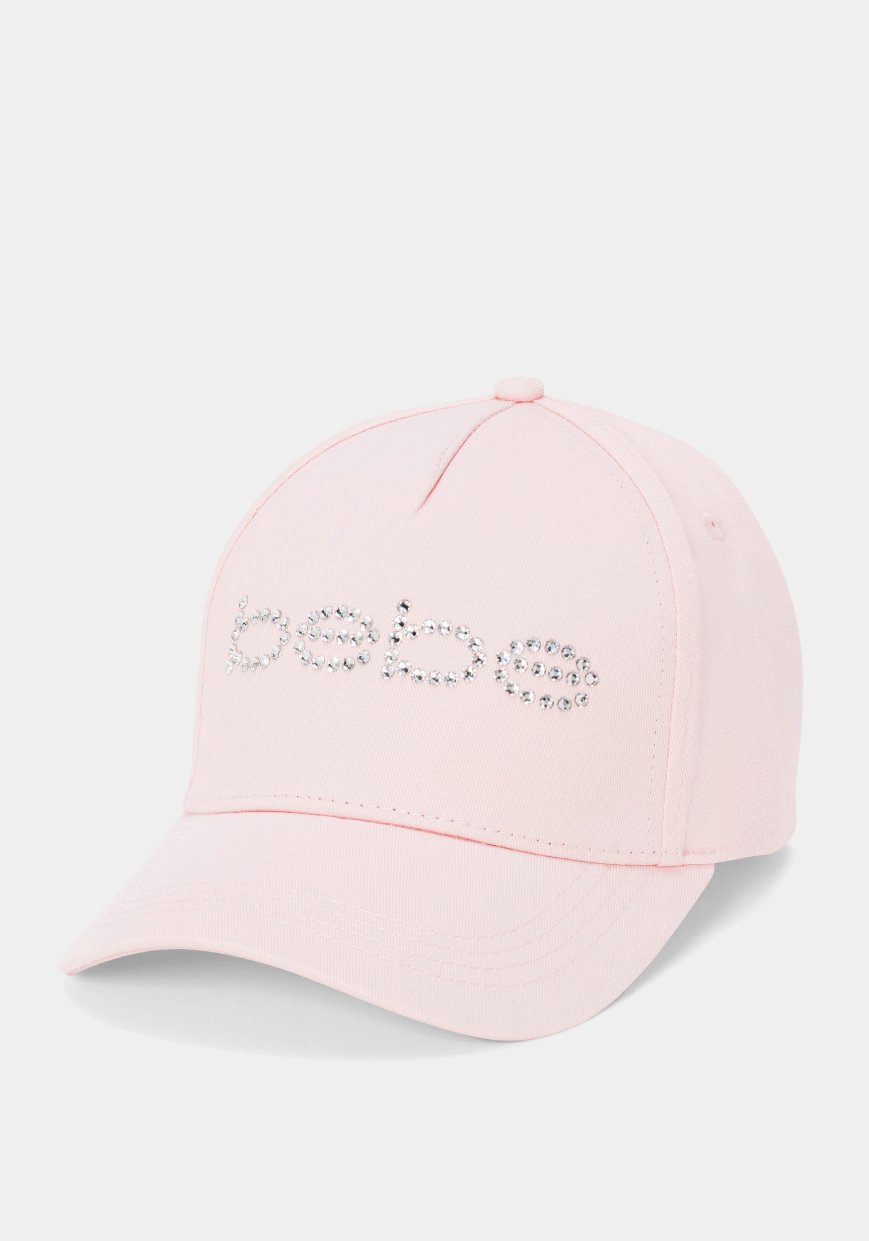 bebe Logo Hat Embellished With Crystals by Swarovski