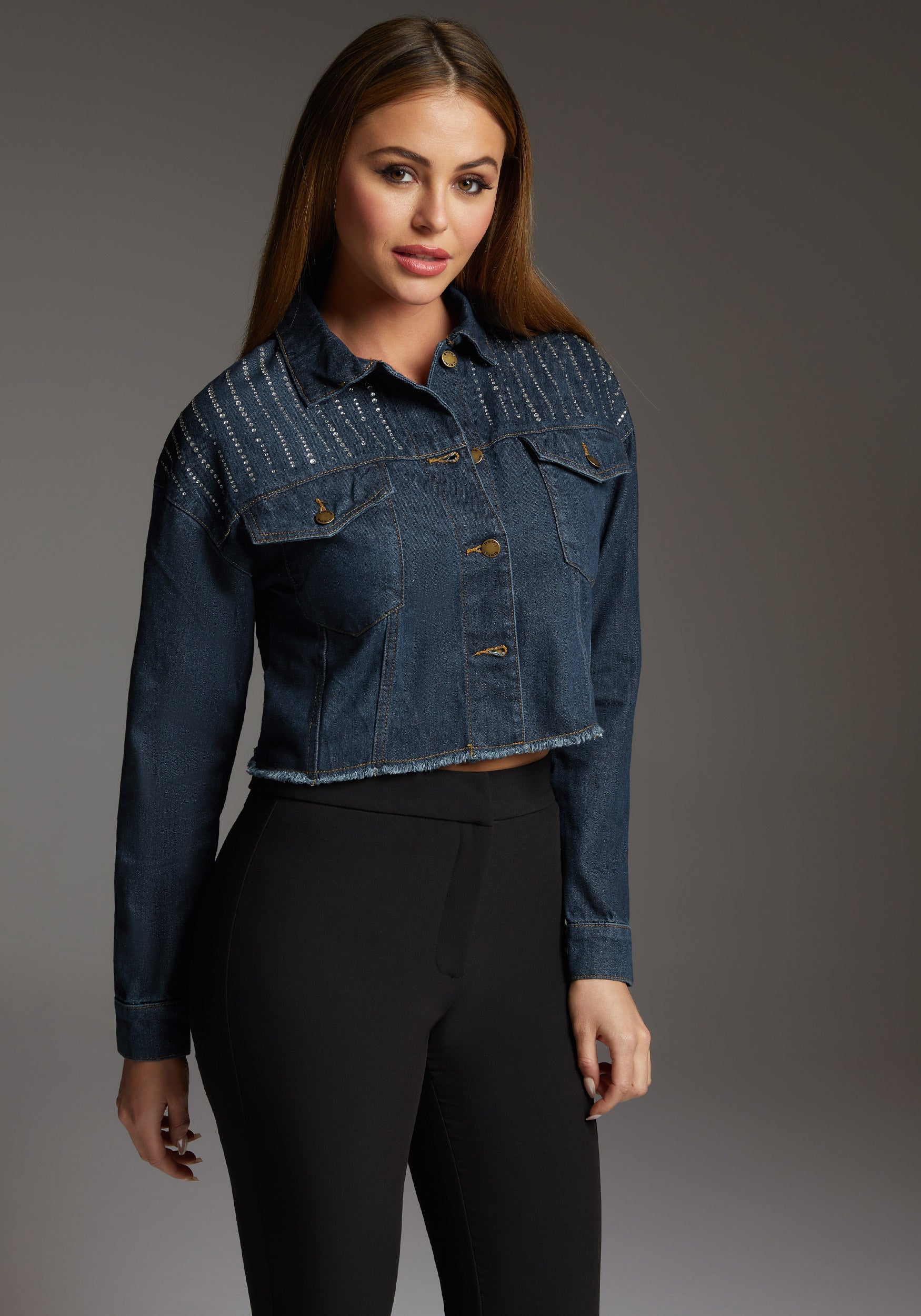 The Crop Denim Jacket