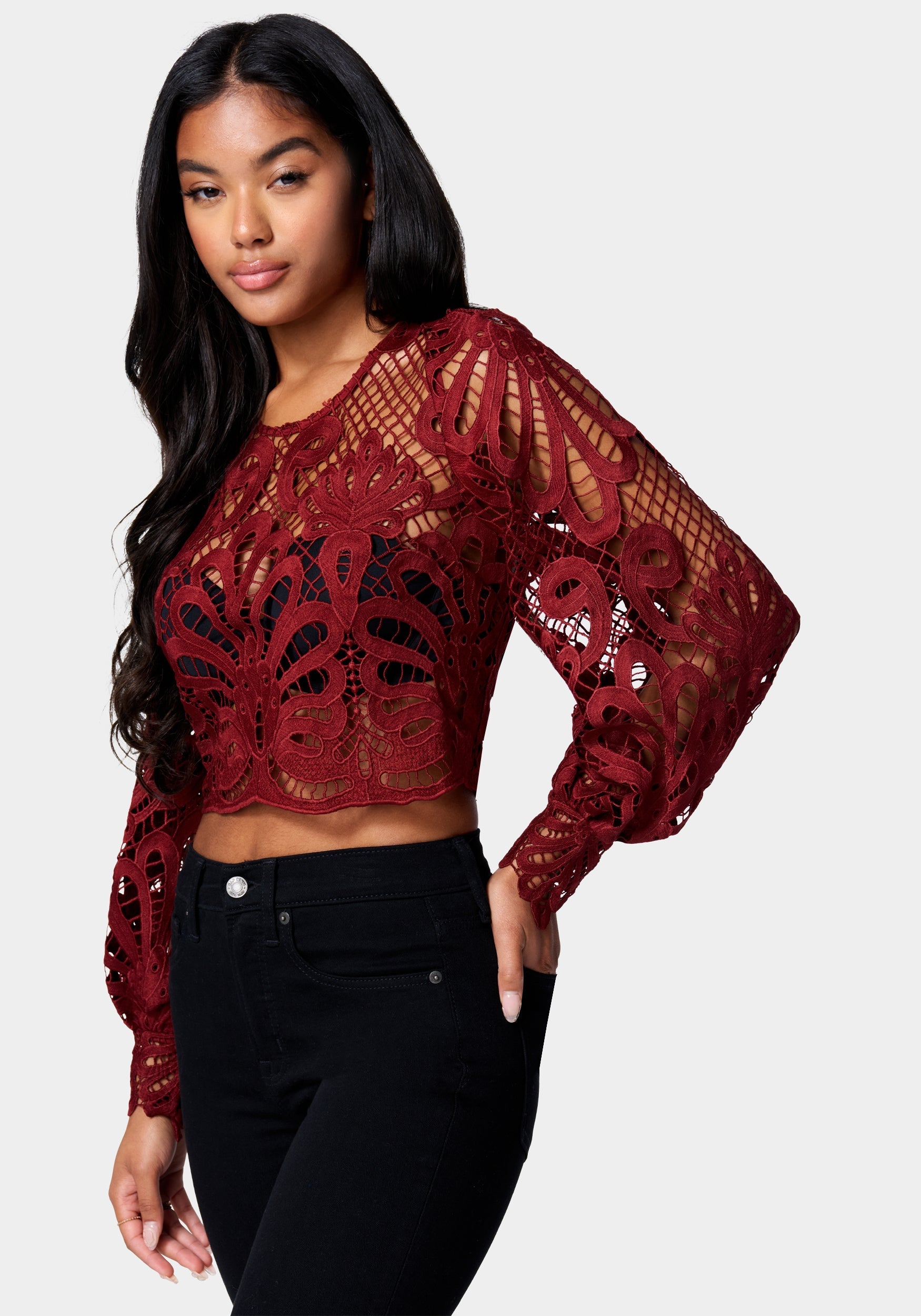 Placement Lace Blouse