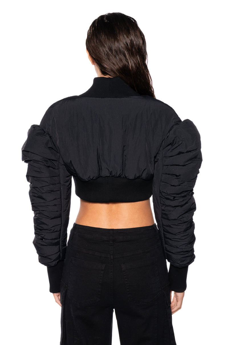 WOLF HEAD BOLERO BOMBER