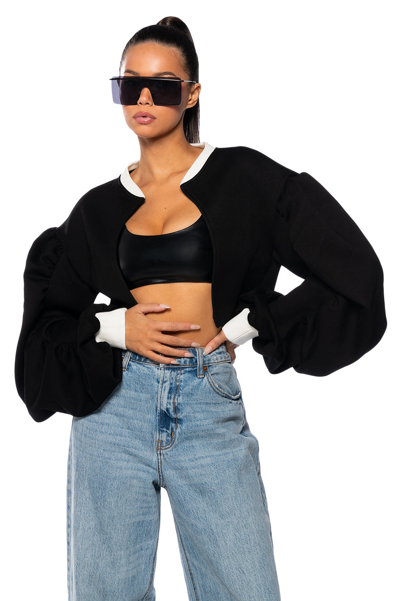 EASY DOES IT SWEATSHIRT BOMBER