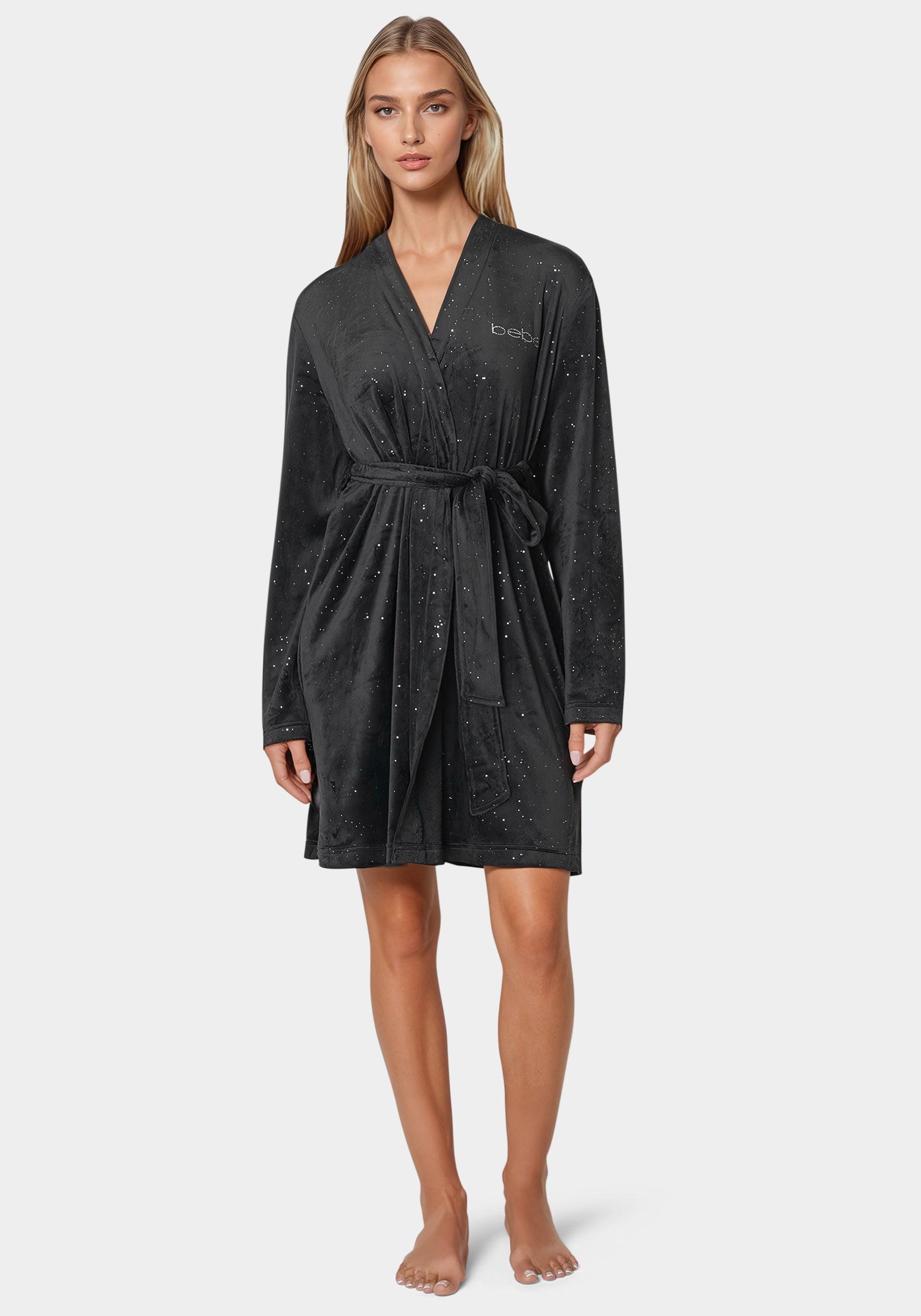 Mirror Paper Velour Robe