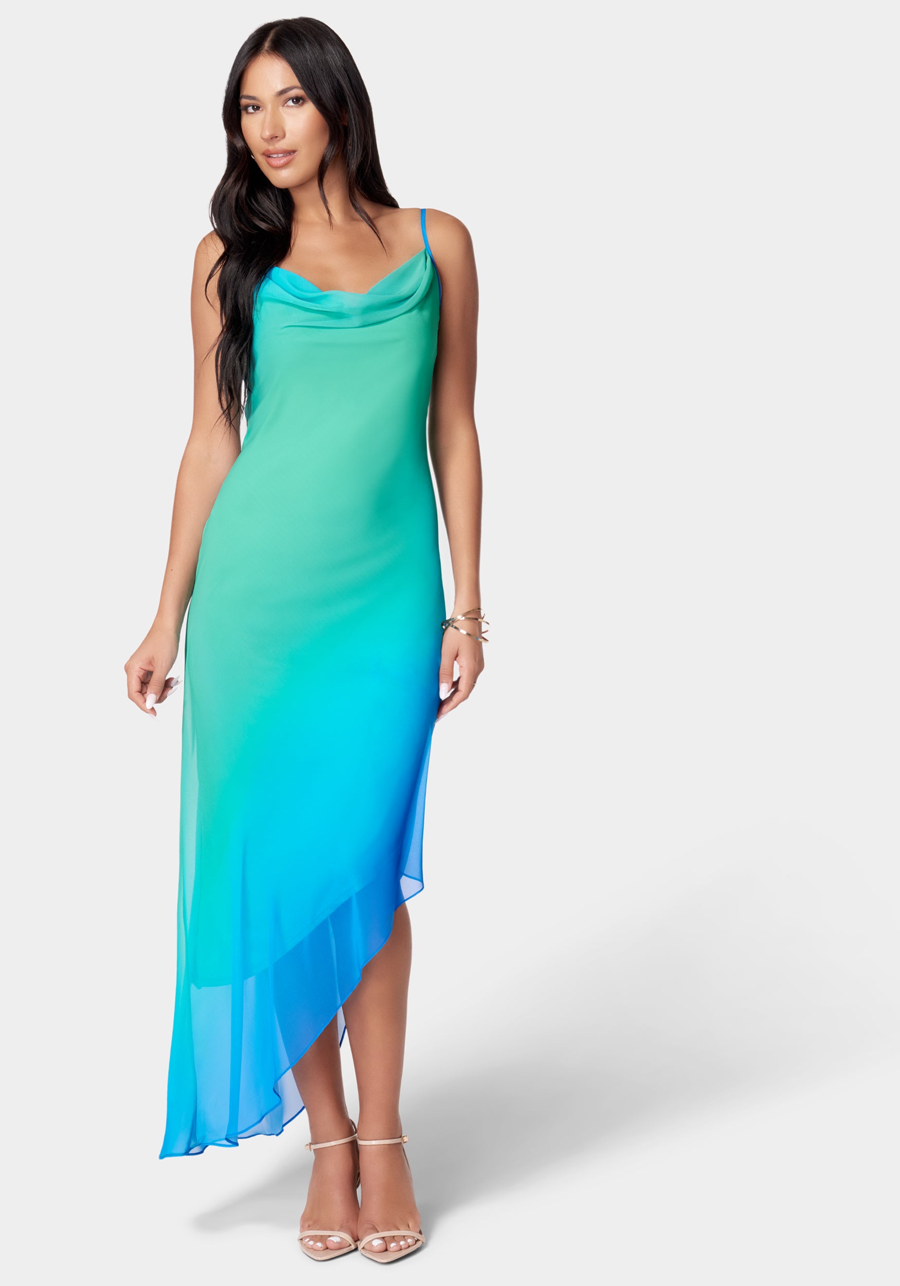 Asymmetrical Ombre Dress