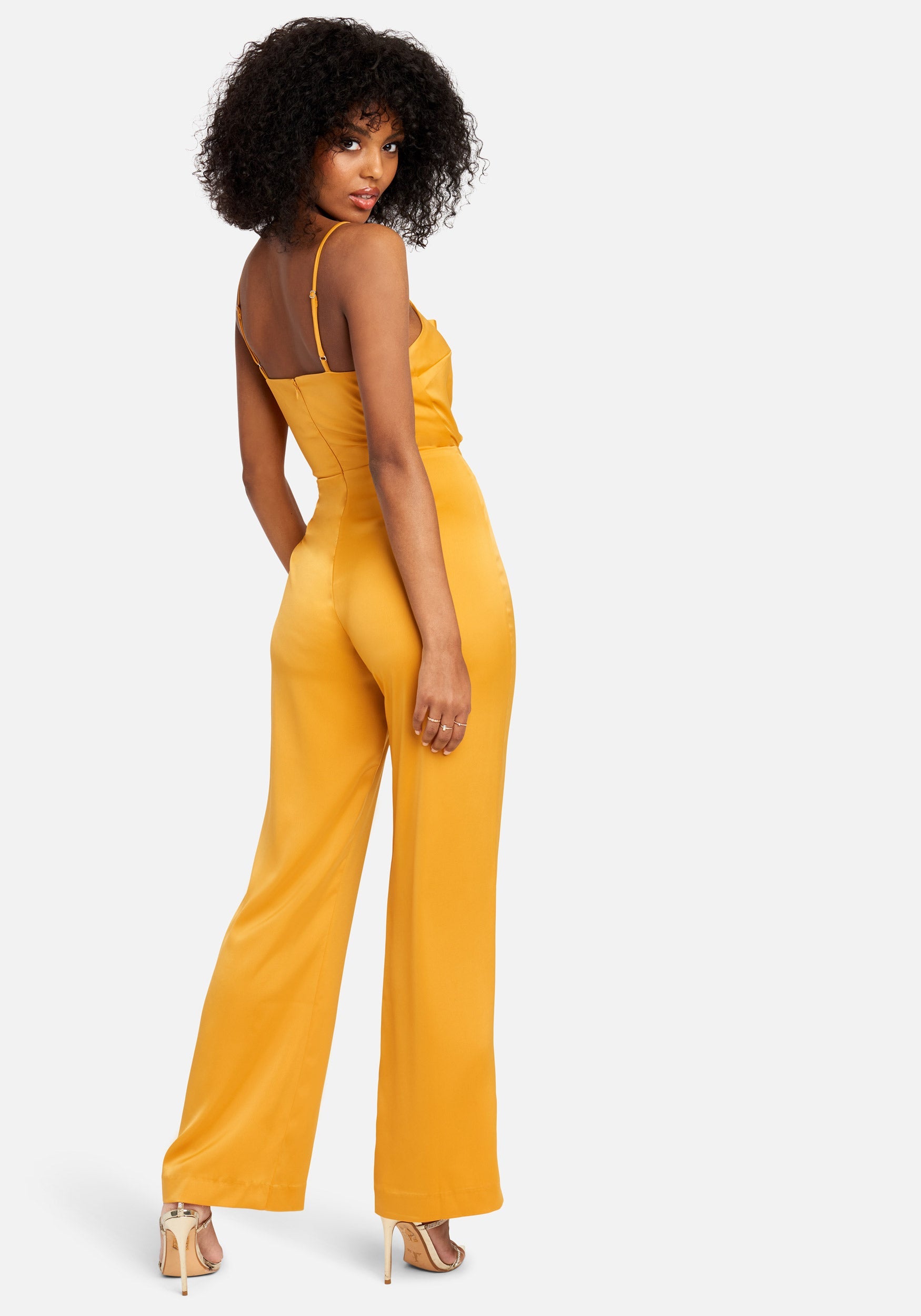 Cut Out Wide Leg Jumpsuit