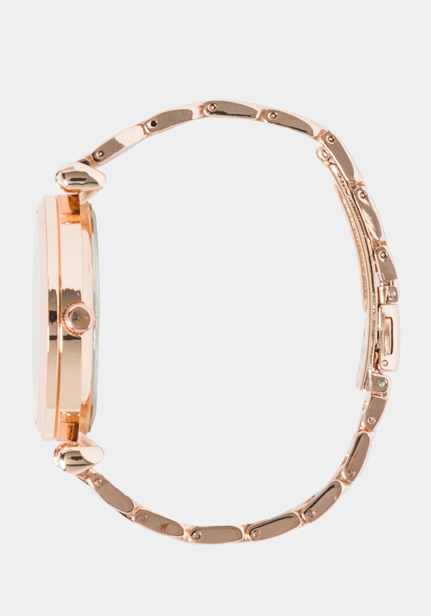 Rose Gold Watch & Bracelet Set