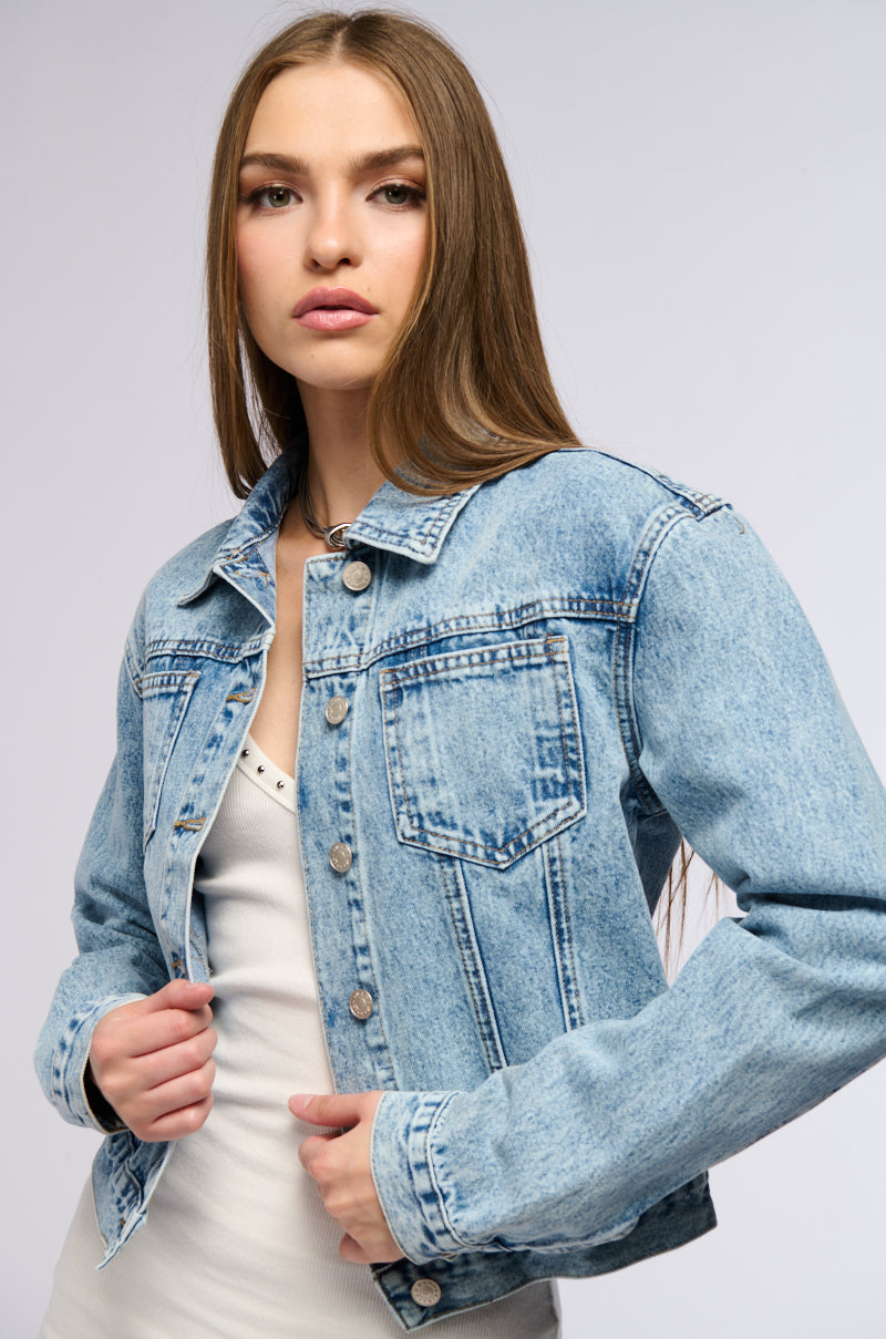 EASY DOES IT EVERYDAY DENIM JACKET