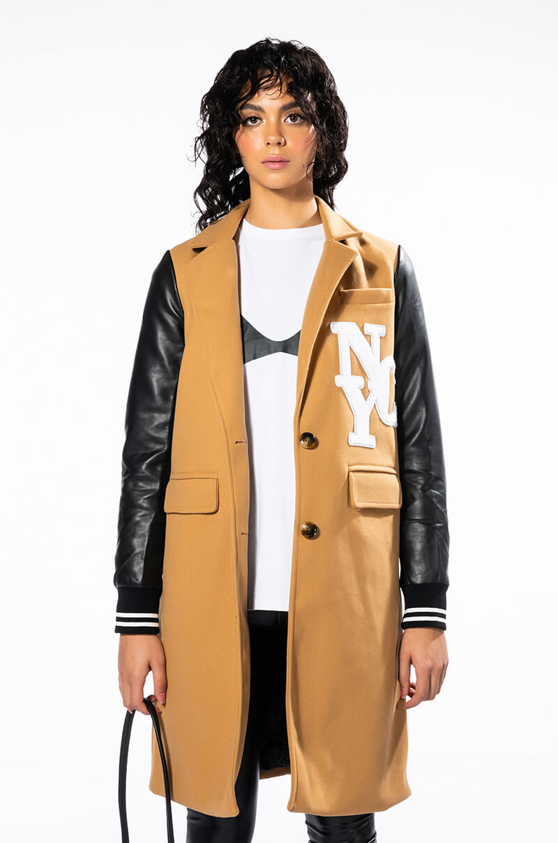 BRENTWOOD VARSITY TRENCH JACKET