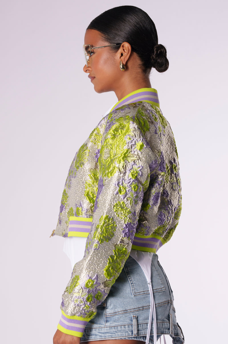 KYLA BROCADE BOMBER