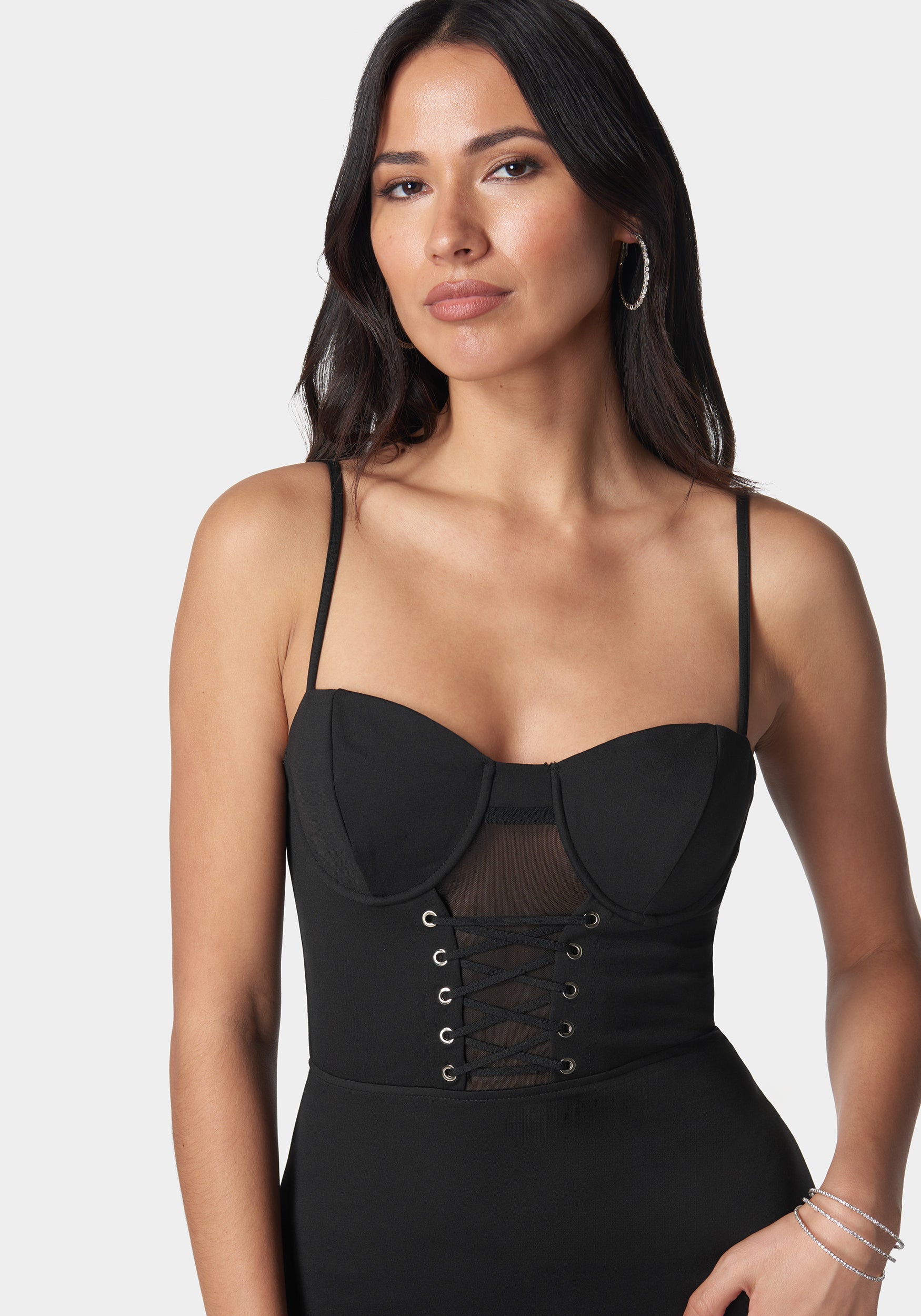 Corset Detail Bodycon Dress