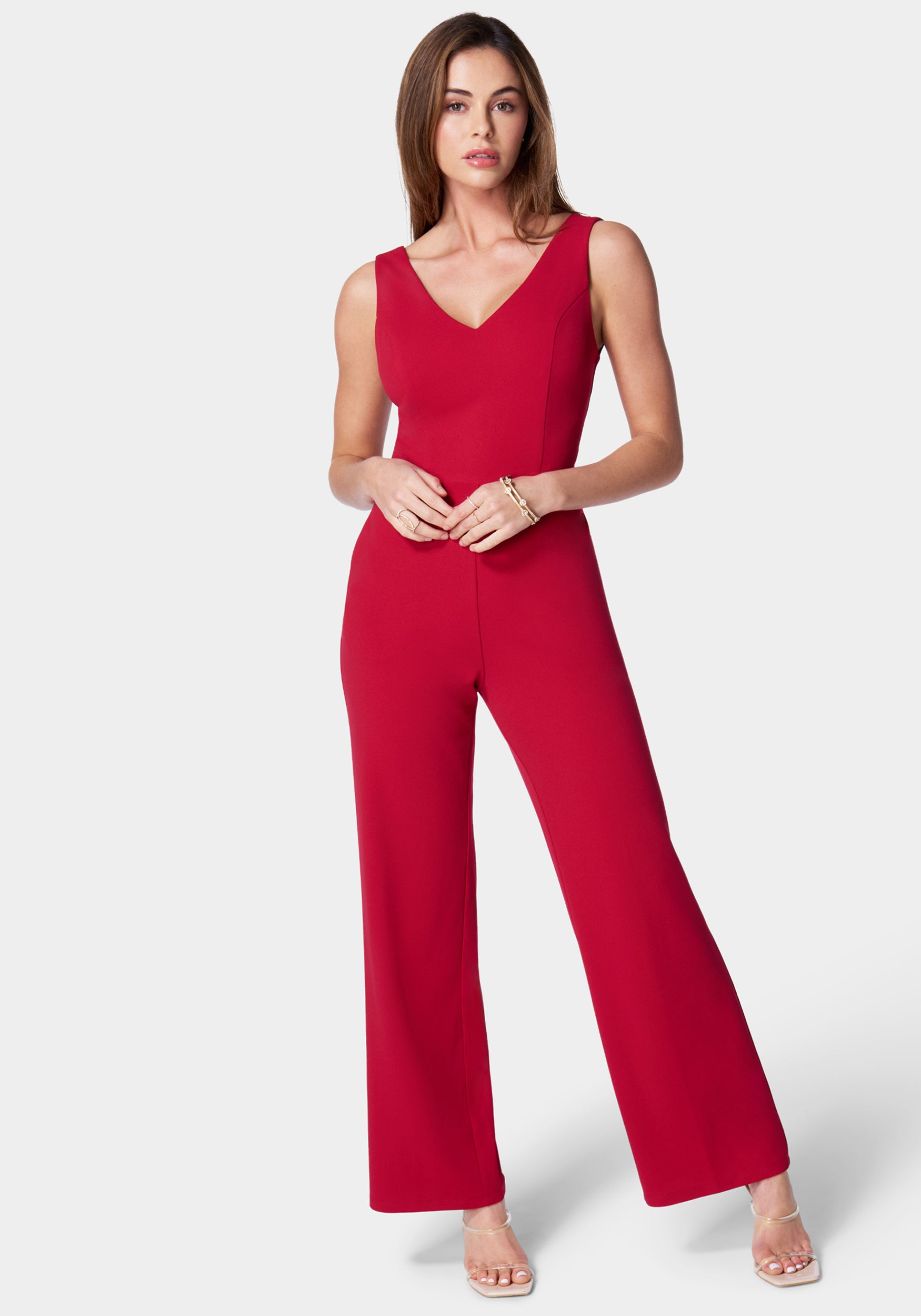 V Neck Core Jumpsuit