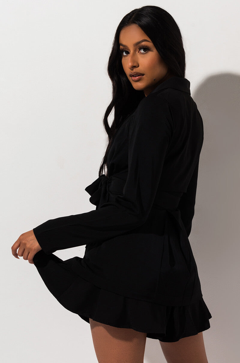 INTO THE HEART BLAZER BLACK