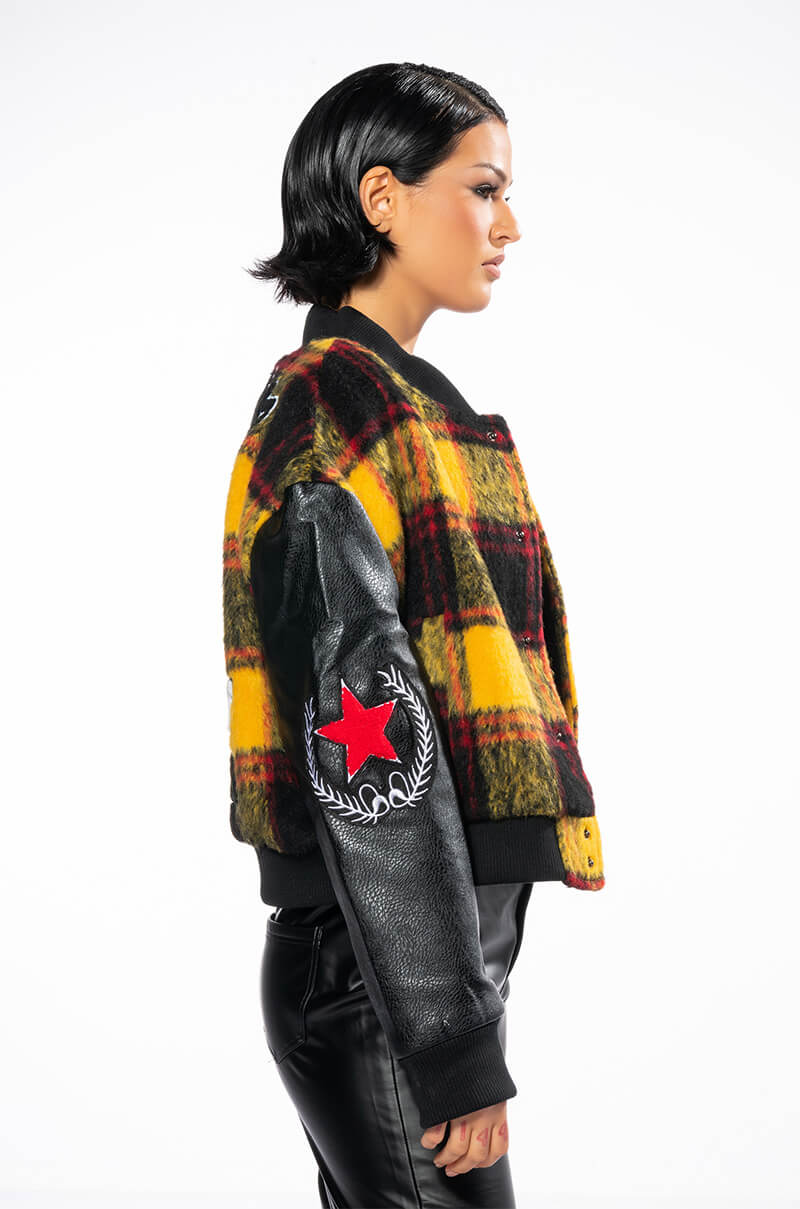 AZALEA WANG PRIVATE SCHOOL VARSITY BOMBER