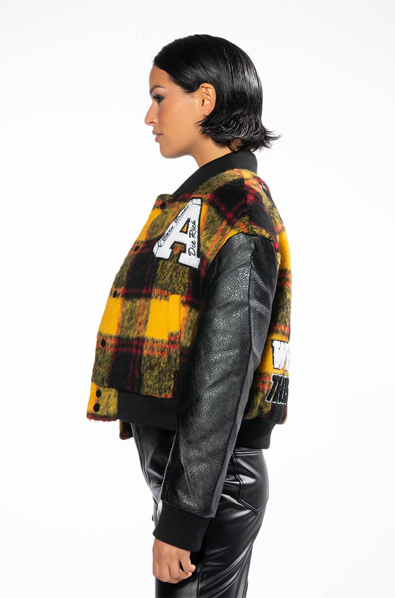 AZALEA WANG PRIVATE SCHOOL VARSITY BOMBER