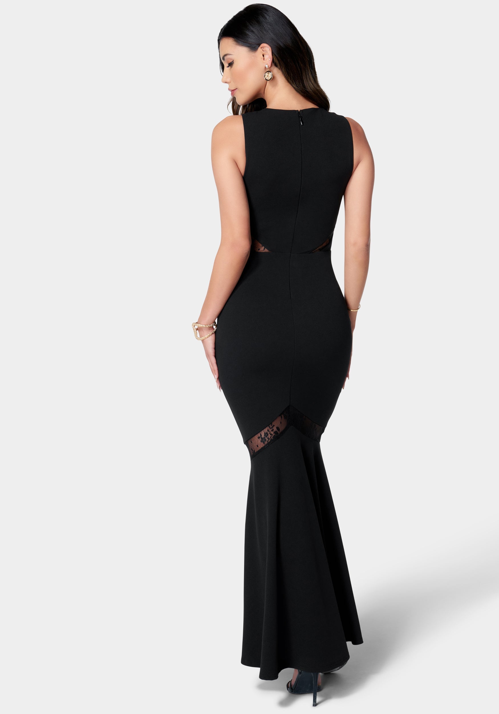 Mesh Inset Gown