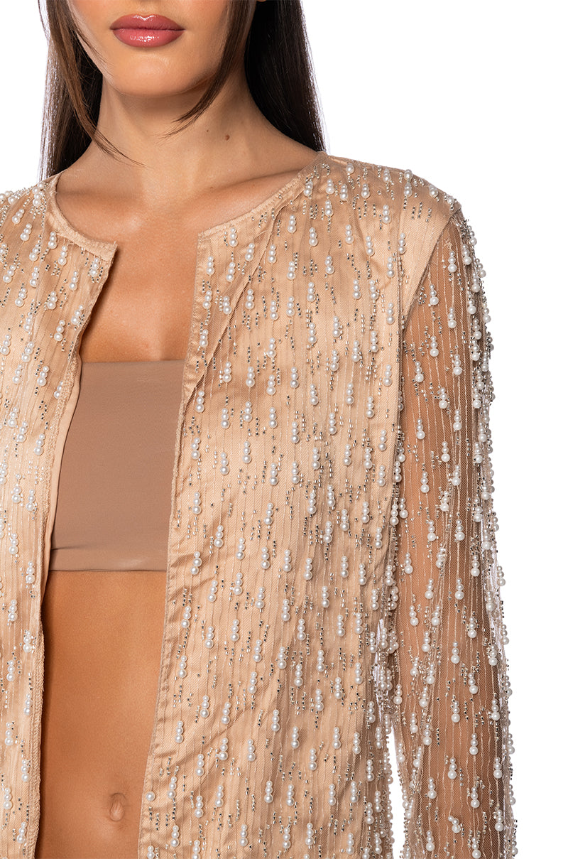 SUMMER BEADED BLAZER