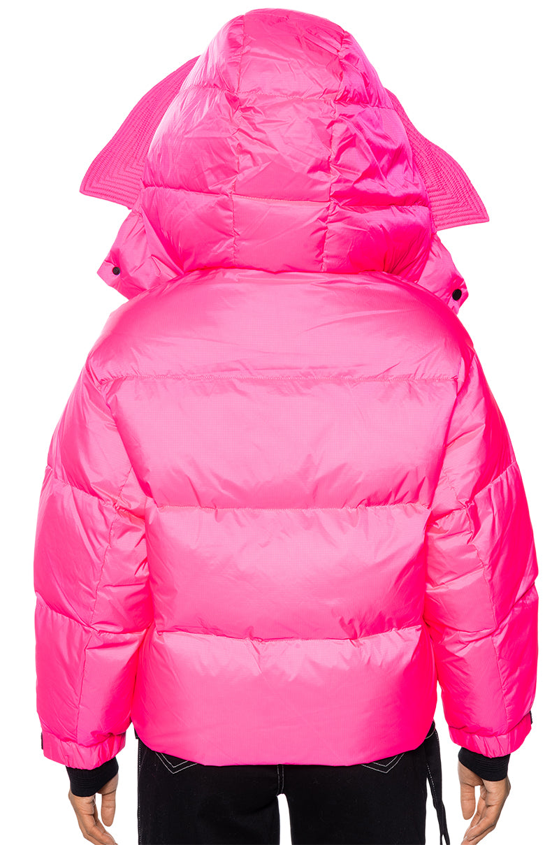 FREESTYLE PUFFER COAT WITH INNER HOODIE