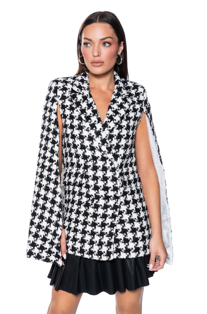 RIVE GAUCHE CAPE BLAZER