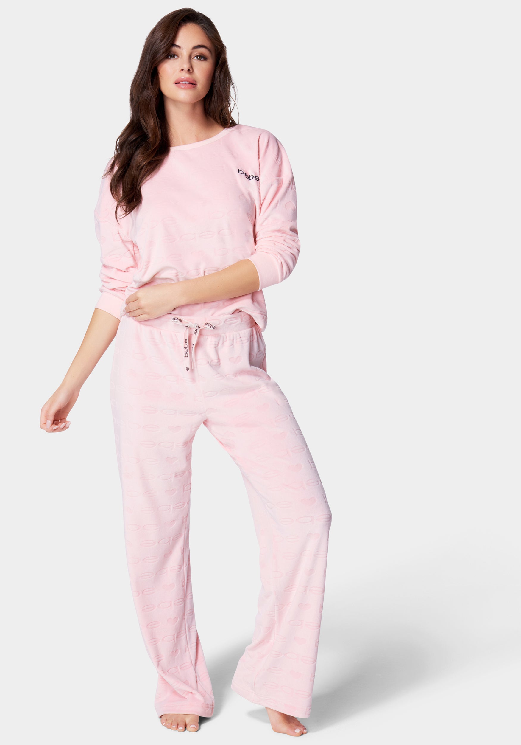 Burnout Velour Pajama Set