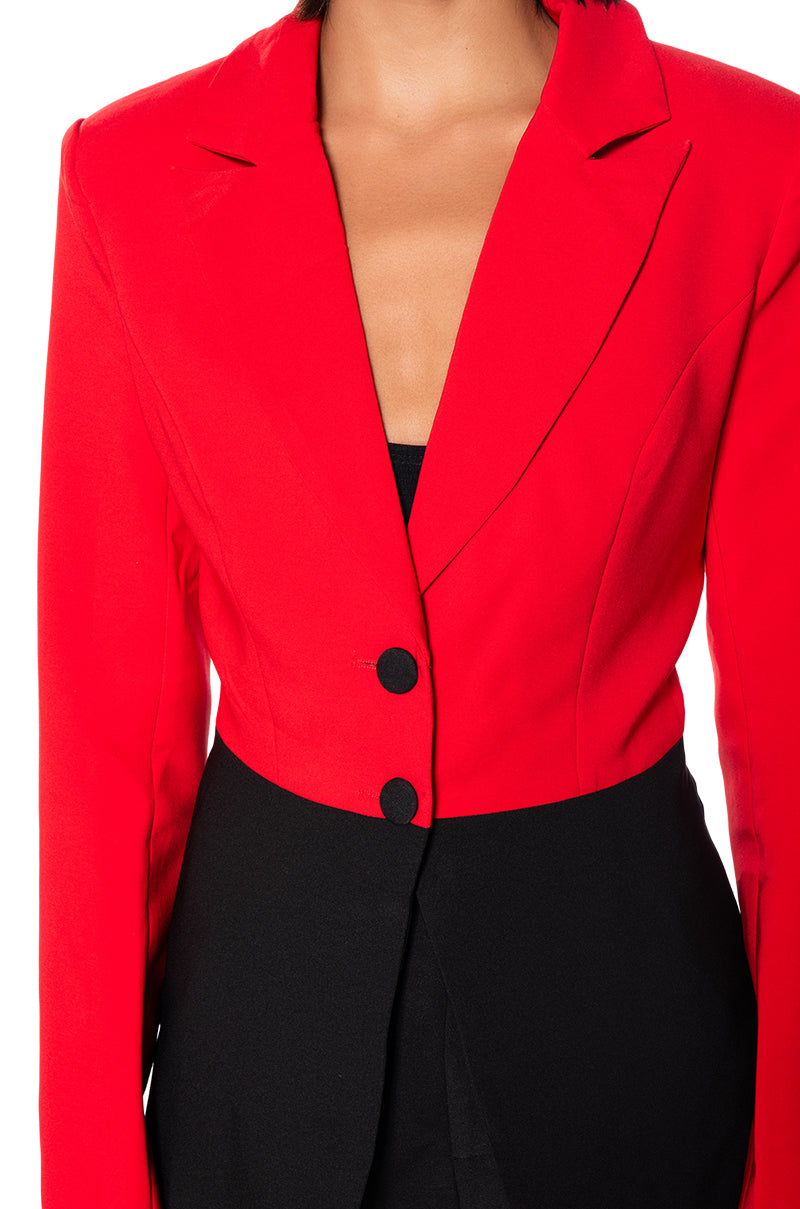 34TH STREET COLOR BLOCK BLAZER