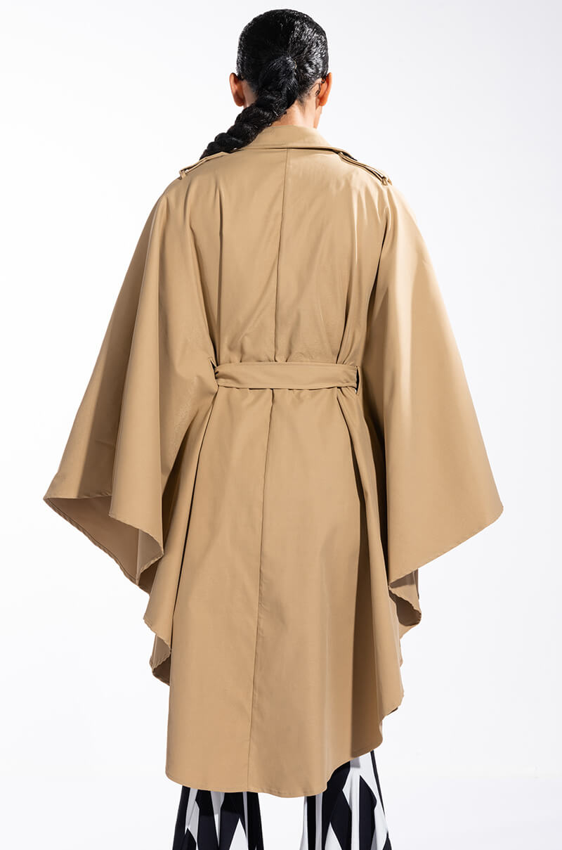 CLASSIC LONDON PONCHO TRENCH