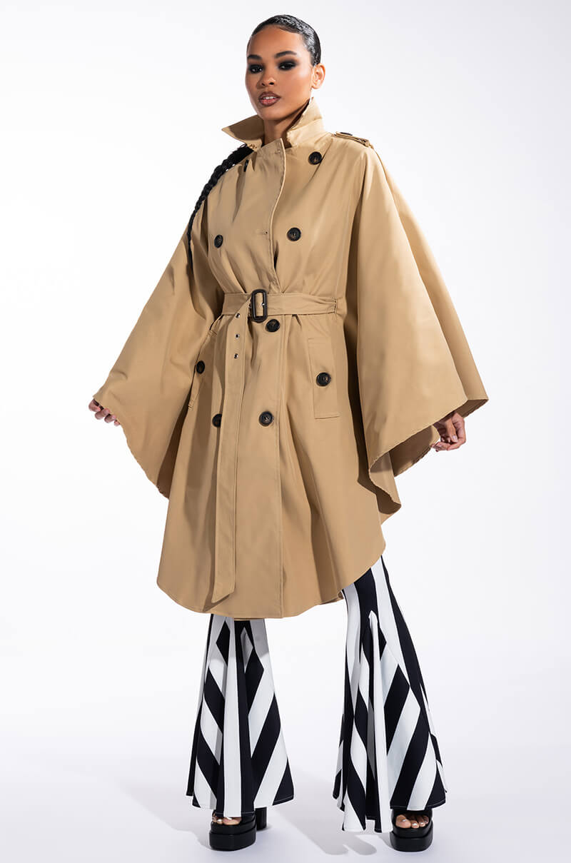 CLASSIC LONDON PONCHO TRENCH