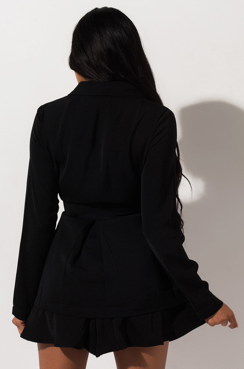 INTO THE HEART BLAZER BLACK