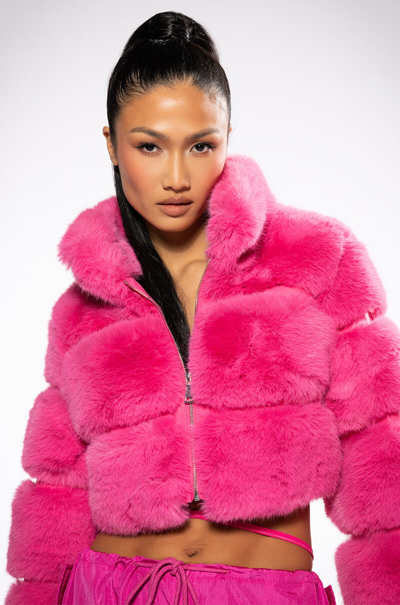 BARBZ FAUX FUR JACKET