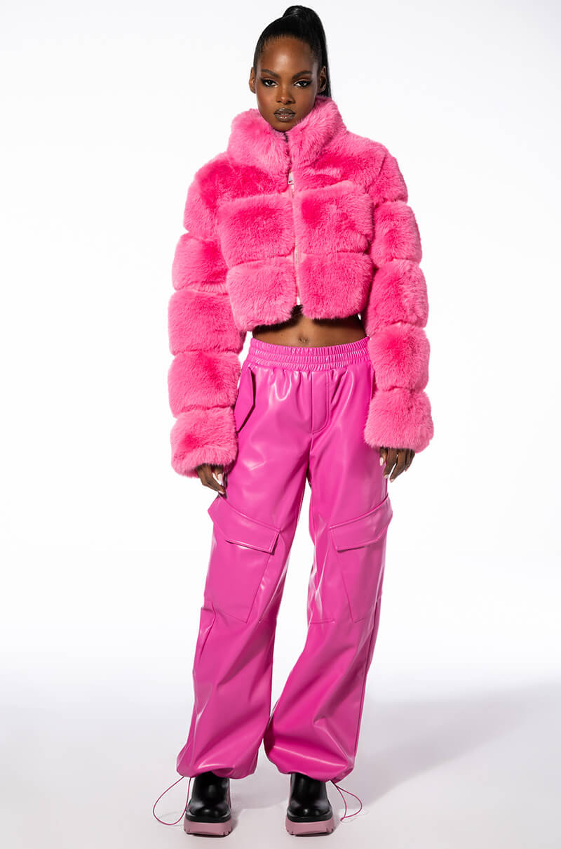 BARBZ FAUX FUR JACKET