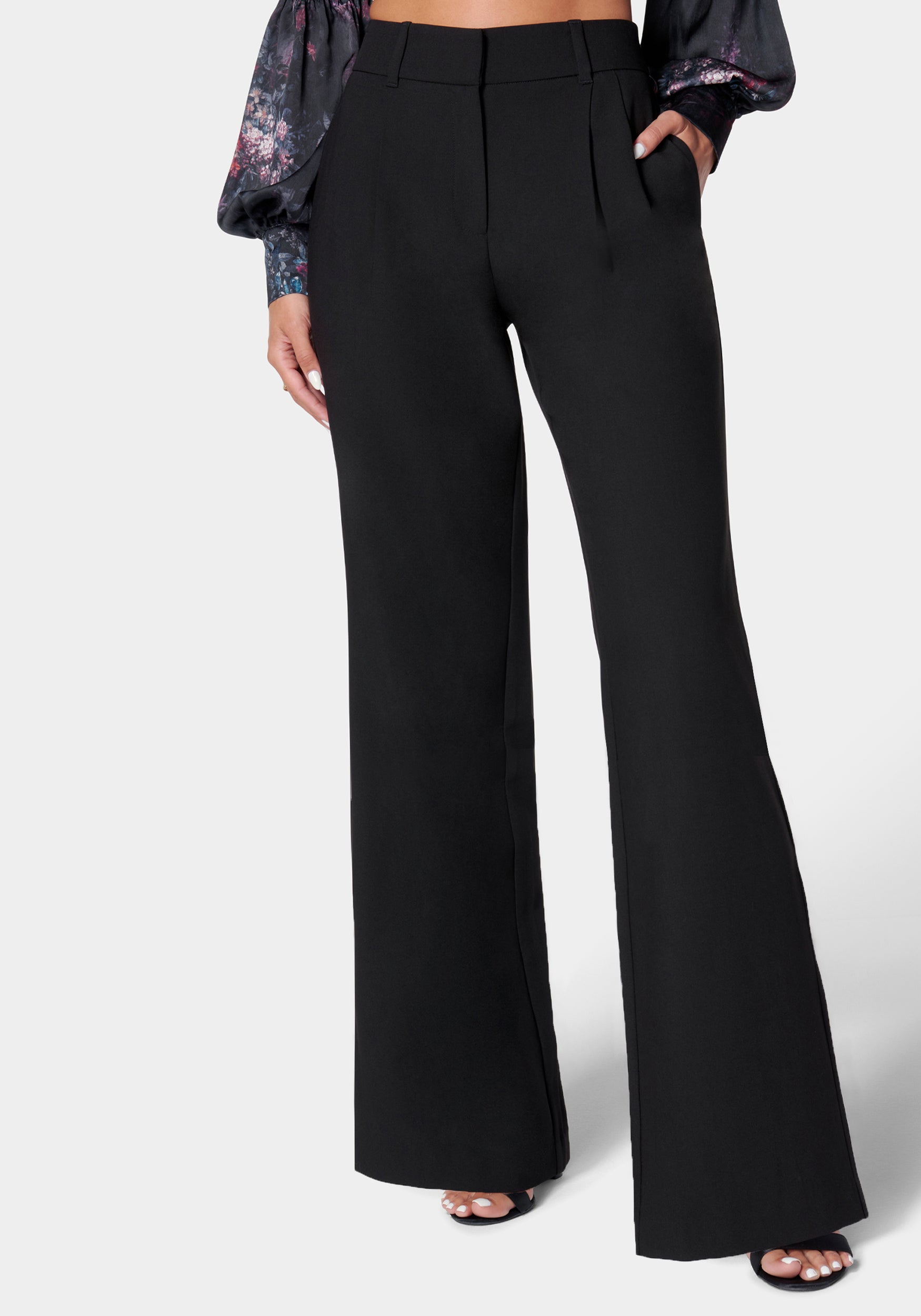 High Waist Tailored Wide Leg Pant