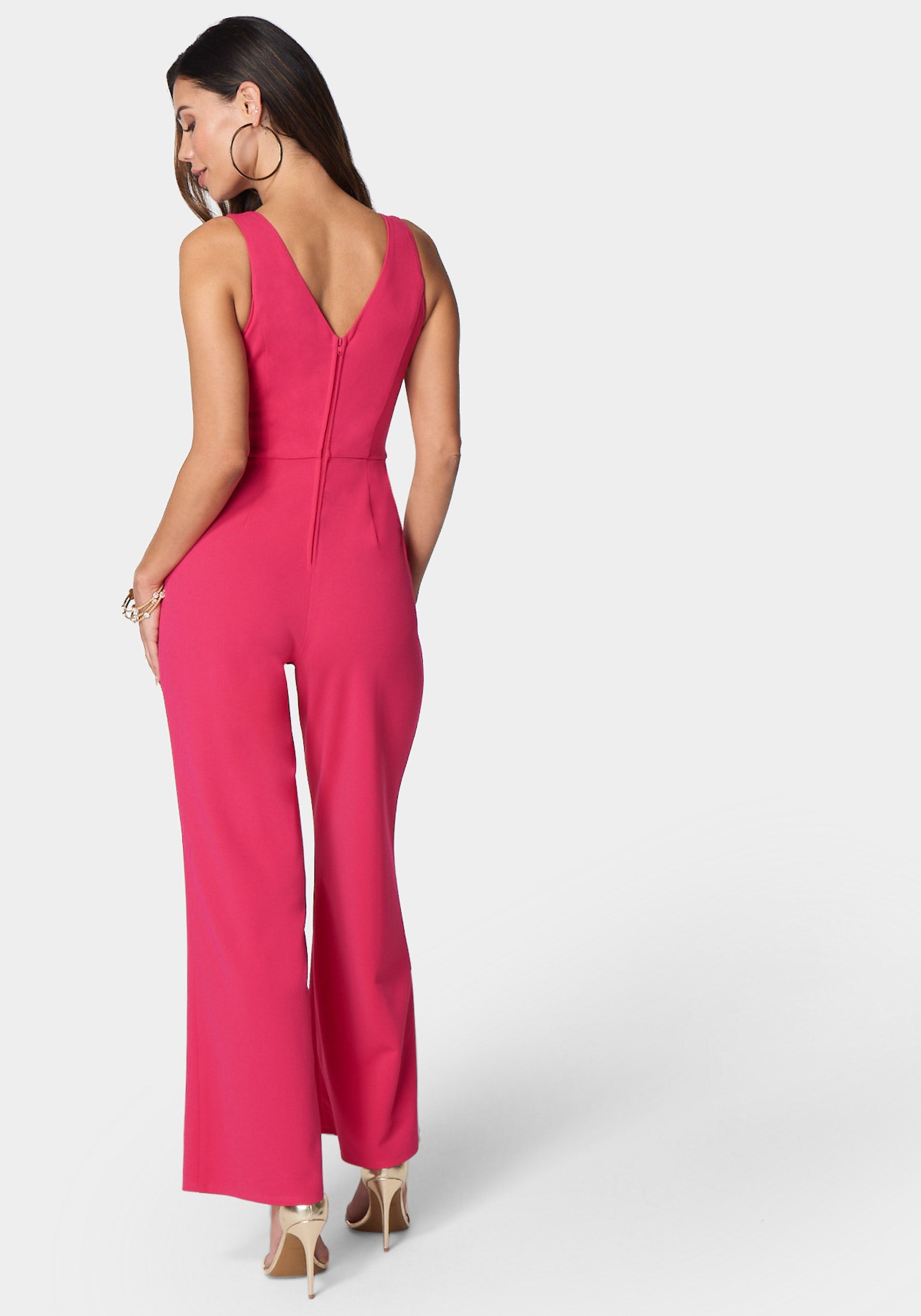 V Neck Core Jumpsuit