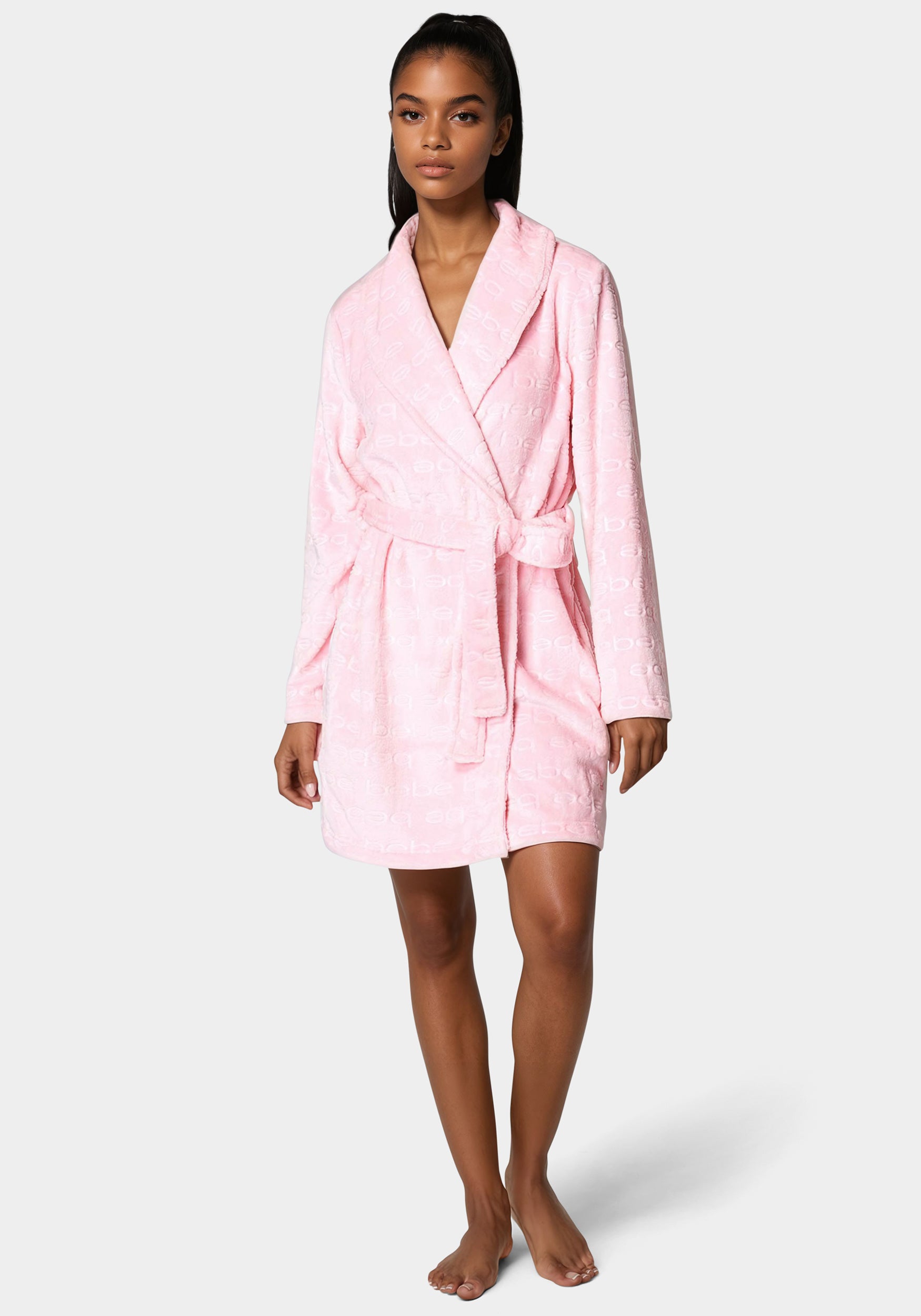 Debossed Plush Robe